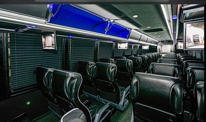 party bus interior Norridge il limo